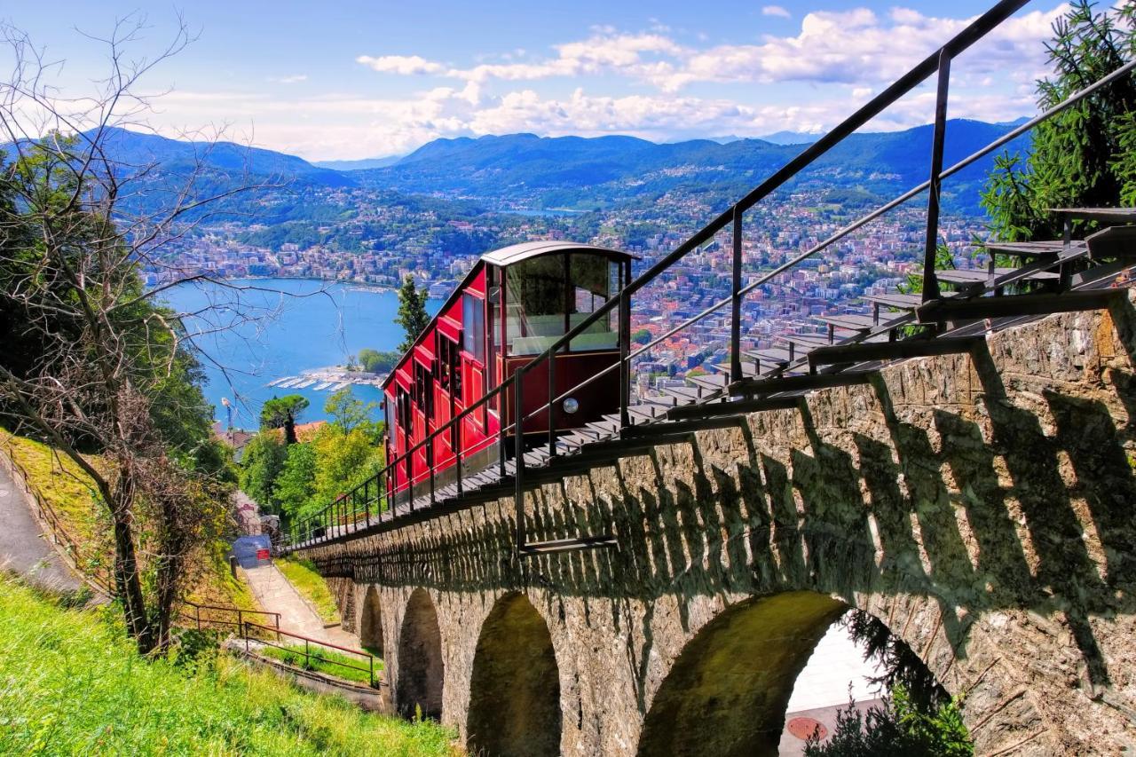 Panoramic Penthouse - Happy Rentals Lugano Exterior foto