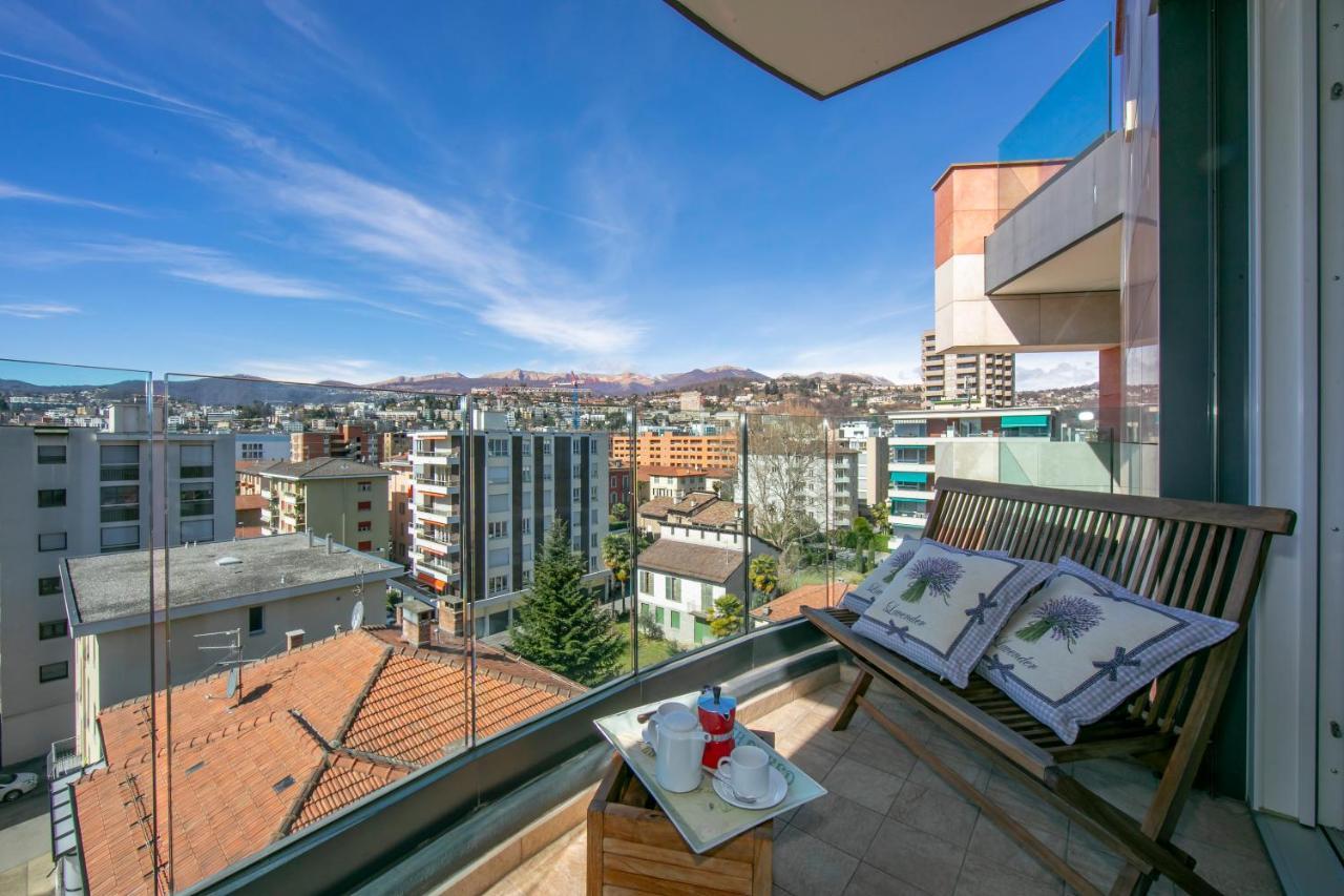 Panoramic Penthouse - Happy Rentals Lugano Exterior foto